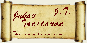 Jakov Točilovac vizit kartica